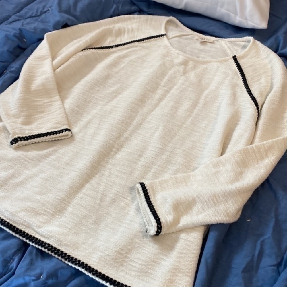 STYLE & Co 1xl cotton /poly long sleeve sweater shirt like new